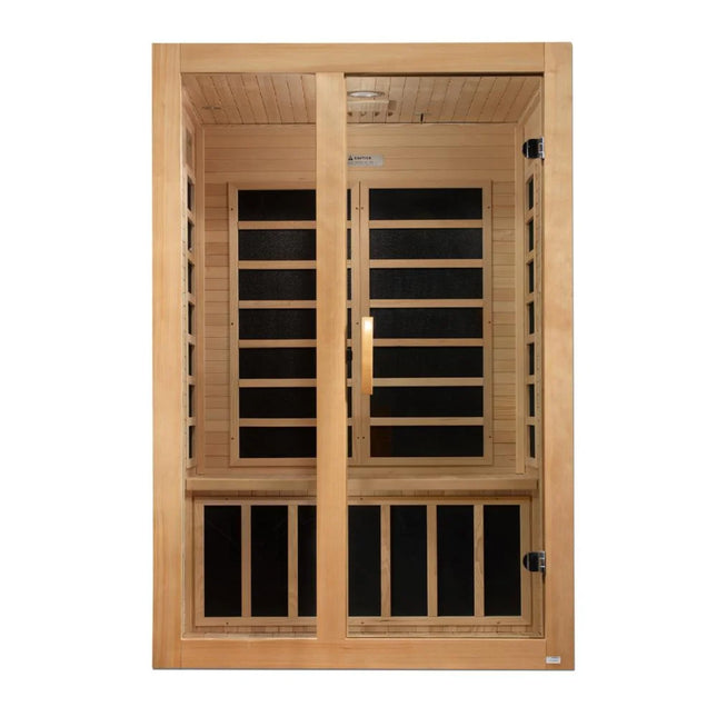 Dynamic Santiago 2-Person Low EMF (Under 8MG) FAR Infrared Sauna (Canadian Hemlock)