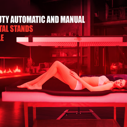 EXESAS  600 LED, 3000W Dual-Chip, Red Light Therapy Device for Full Body, 4-Wavelengths Infrared LED Panel for Skin, Weight, Pain, Wellness