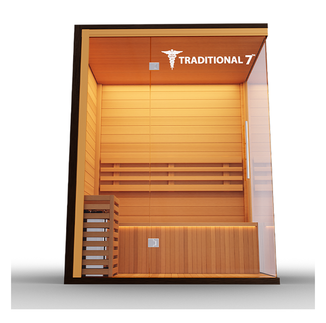 3 Person Home Steam Sauna | Traditional 7™