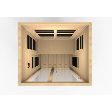Dynamic Santiago 2-Person Low EMF (Under 8MG) FAR Infrared Sauna (Canadian Hemlock)