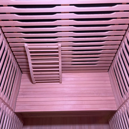 Blisspod | Milano | Full Spectrum Sauna | Canadian Hemlock Wood | Ultra Low EMF | 5 Far Infrared & 1 Red Glass Heater | Chromotherapy | Upto 2 Person