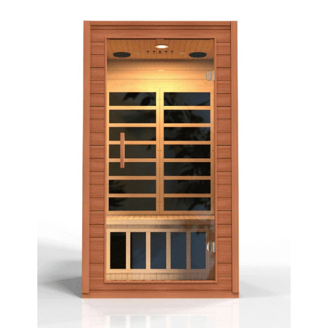 Dynamic Cordoba Elite 2-Person Ultra Low EMF (Under 3MG) FAR Infrared Sauna (Canadian Hemlock)