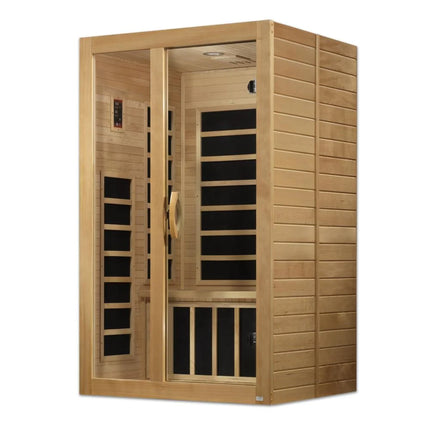 Dynamic Santiago 2-Person Low EMF (Under 8MG) FAR Infrared Sauna (Canadian Hemlock)