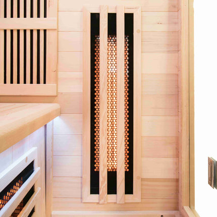 NiceBeam 1–2 Person Full-Body Infrared Sauna with Red Light Therapy