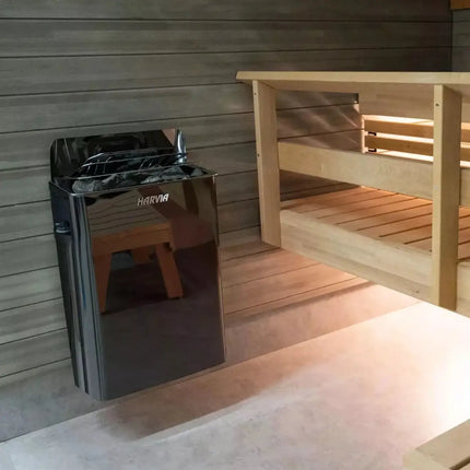 Harvia Wall Sauna Heater 6KW with Built-In Controls