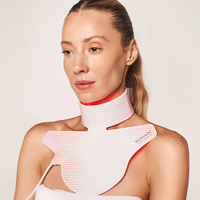 Nushape LED Neck & Chest Piece: Advanced Red Light Therapy for Rejuvenation