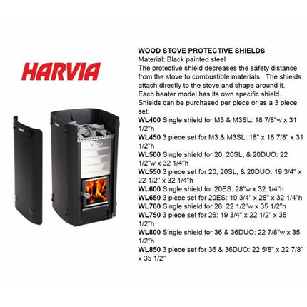 Harvia 36 Duo Wood Burning Sauna Stove