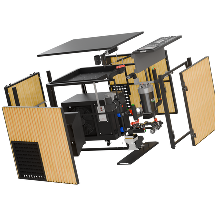 RevX Acrylic X Tub Cold Plunge + LUX High Performance Chiller and Filtration System