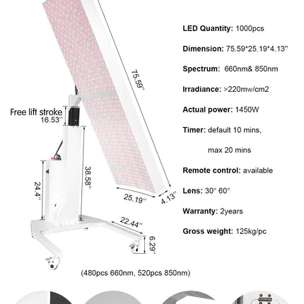 VitalGlow – Professional 360° Multi-Spectrum Red Light Therapy System