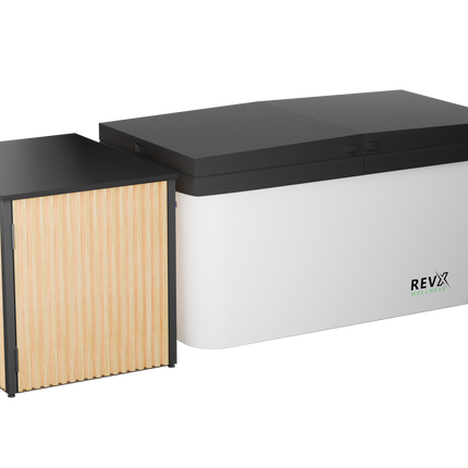 RevX Acrylic X Tub Cold Plunge + LUX High Performance Chiller and Filtration System
