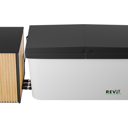 RevX Acrylic X Tub Cold Plunge + LUX High Performance Chiller and Filtration System